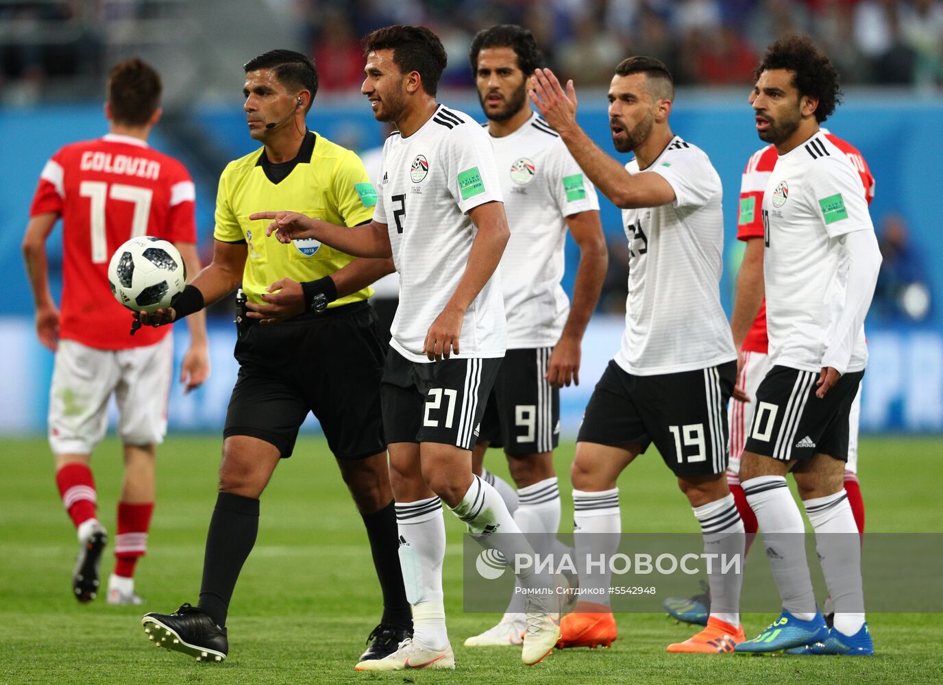 Футбол. ЧМ-2018. Матч Россия - Египет