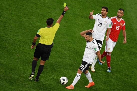 Футбол. ЧМ-2018. Матч Россия - Египет