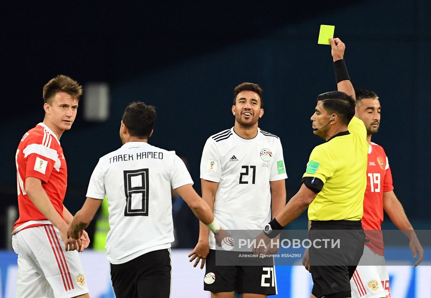 Футбол. ЧМ-2018. Матч Россия - Египет