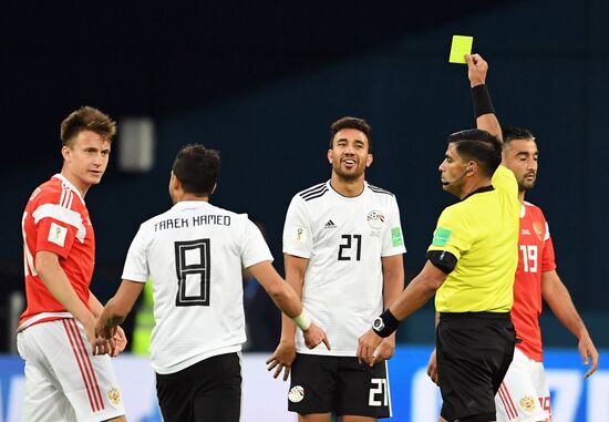 Футбол. ЧМ-2018. Матч Россия - Египет 