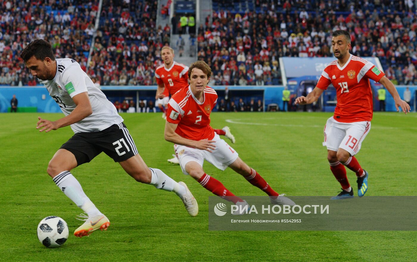 Футбол. ЧМ-2018. Матч Россия - Египет