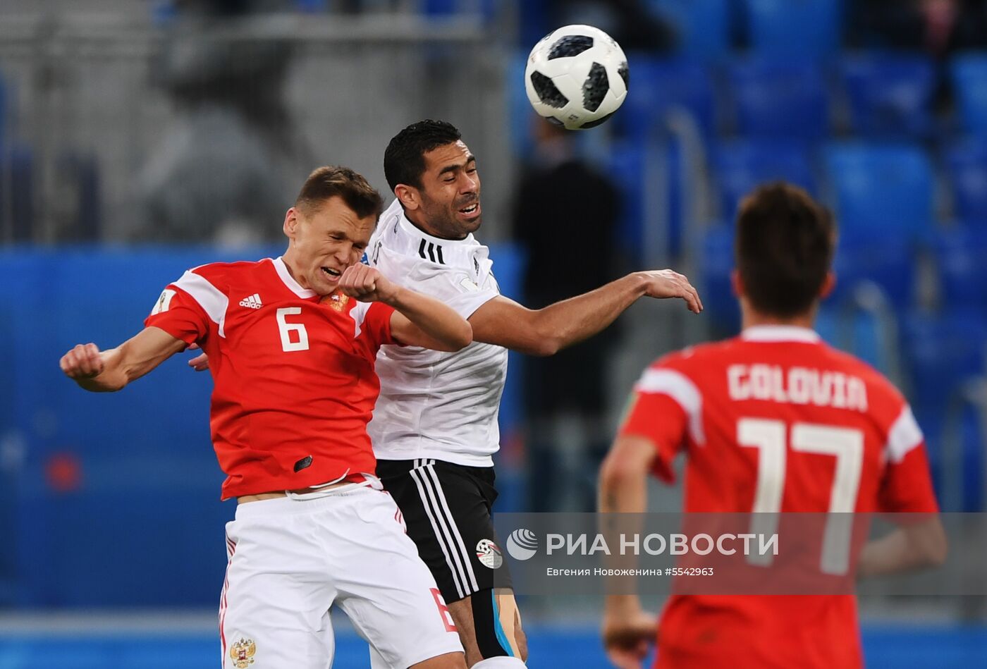 Футбол. ЧМ-2018. Матч Россия - Египет 