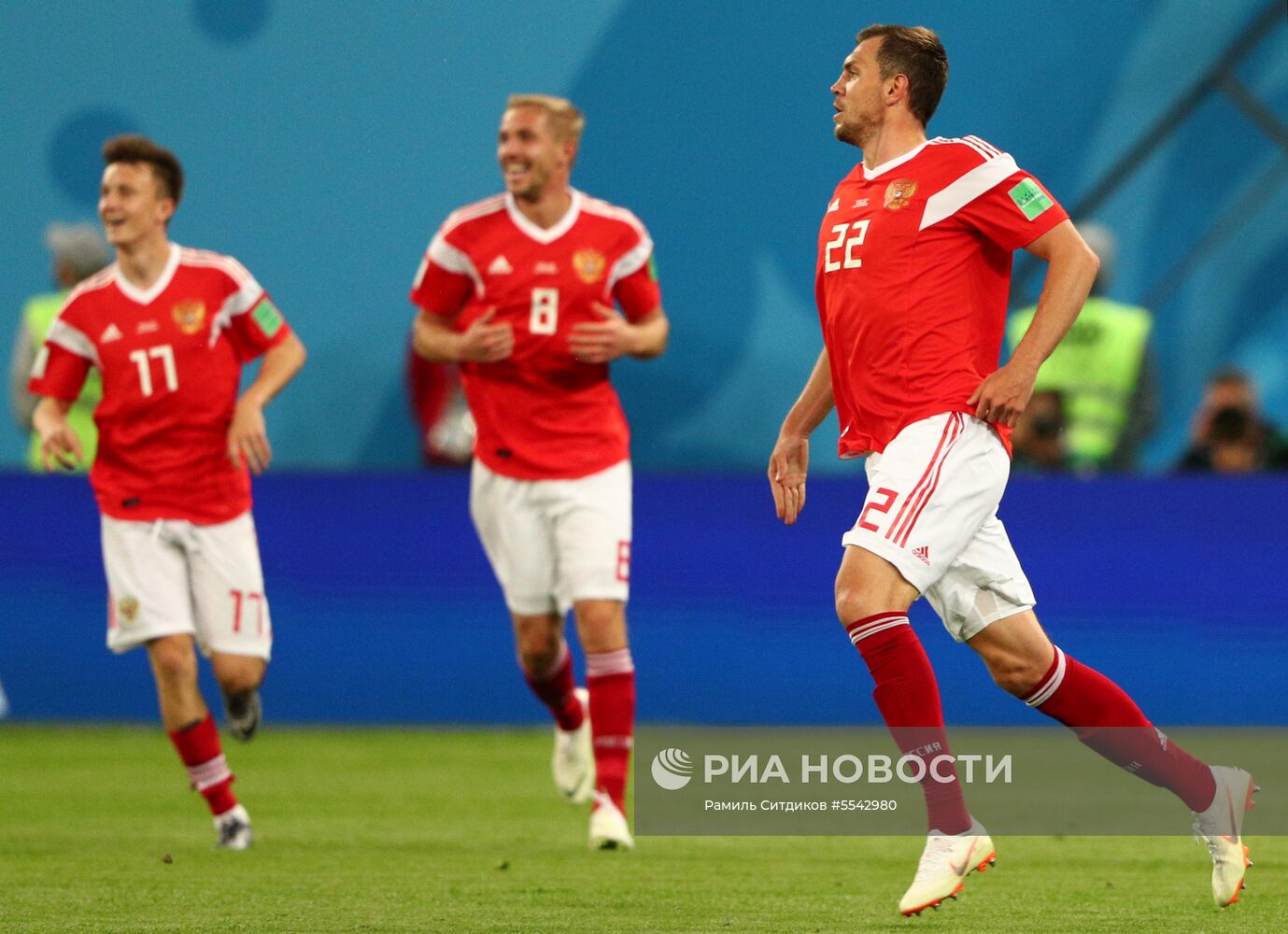 Футбол. ЧМ-2018. Матч Россия - Египет