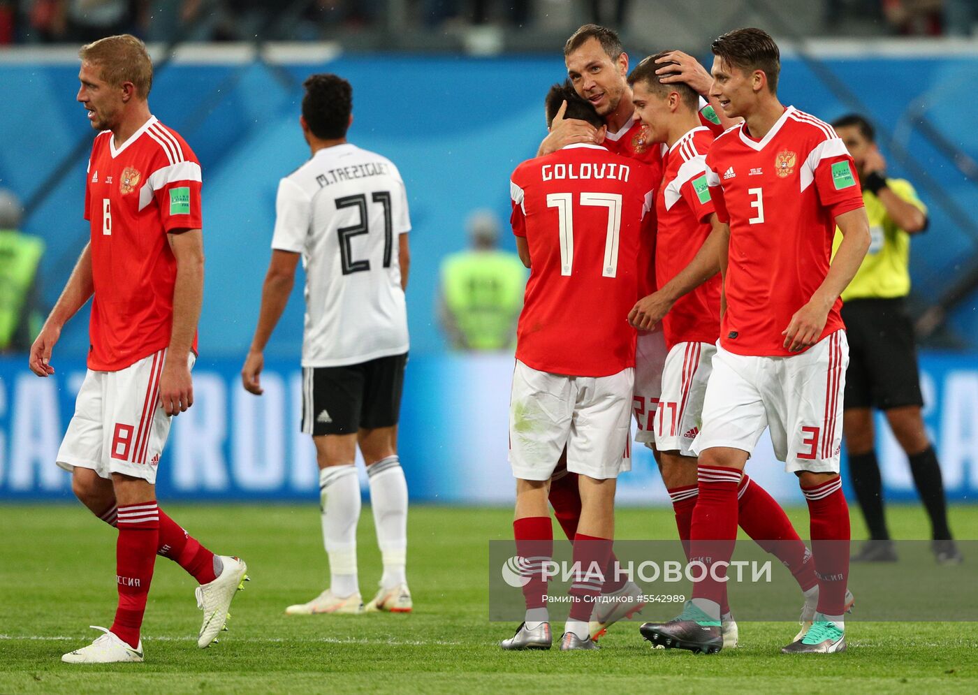 Футбол. ЧМ-2018. Матч Россия - Египет