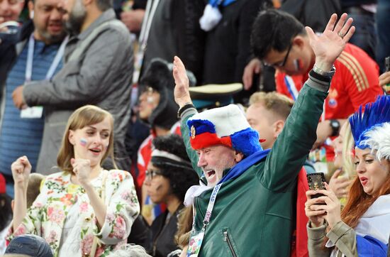 Футбол. ЧМ-2018. Матч Россия - Египет 