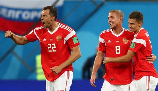 Футбол. ЧМ-2018. Матч Россия - Египет 