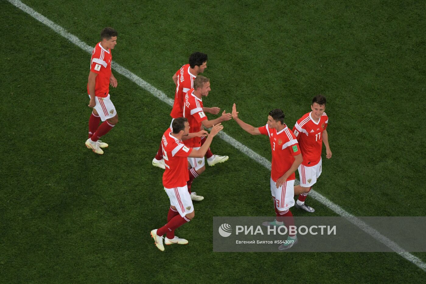 Футбол. ЧМ-2018. Матч Россия - Египет