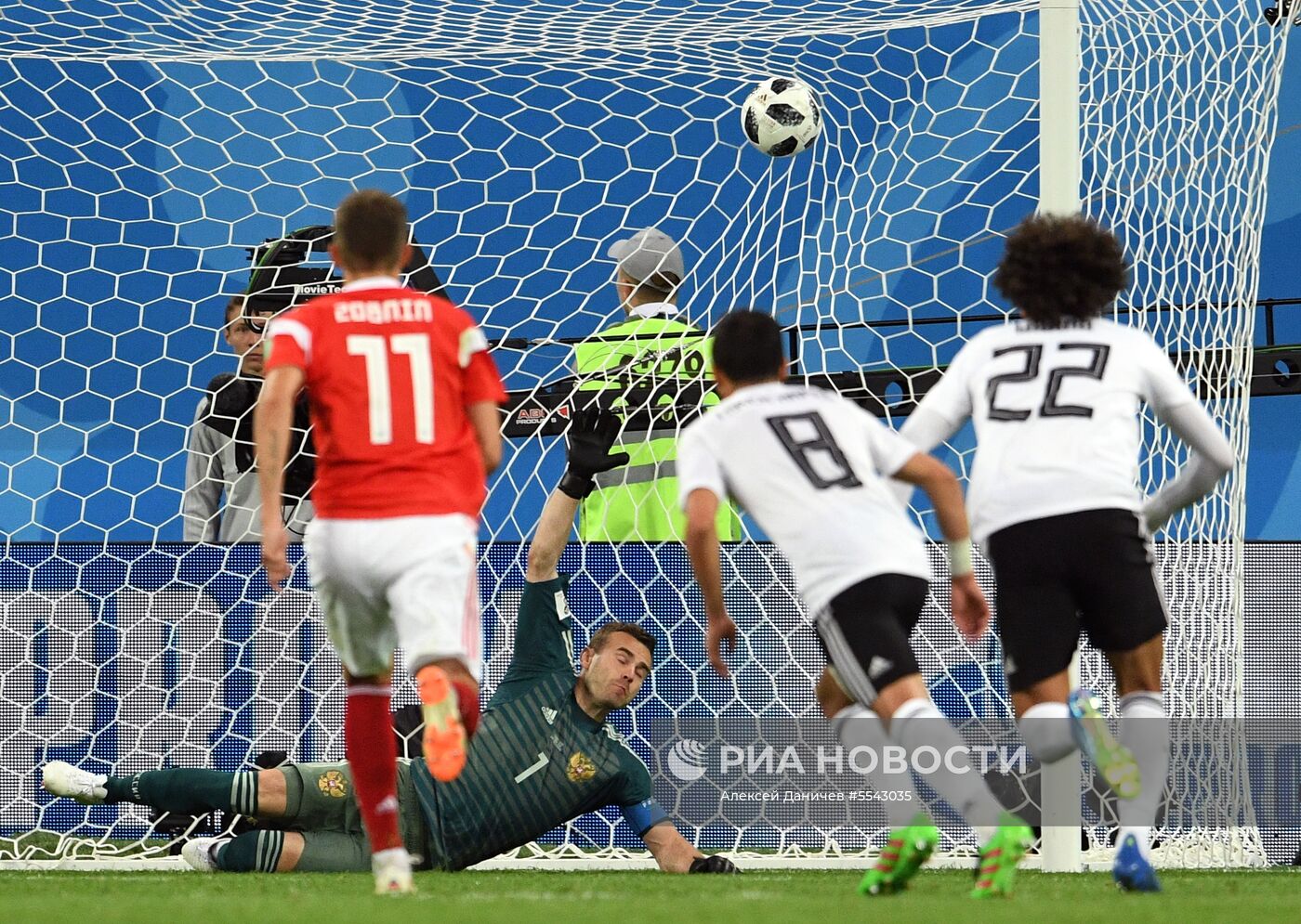 Футбол. ЧМ-2018. Матч Россия - Египет