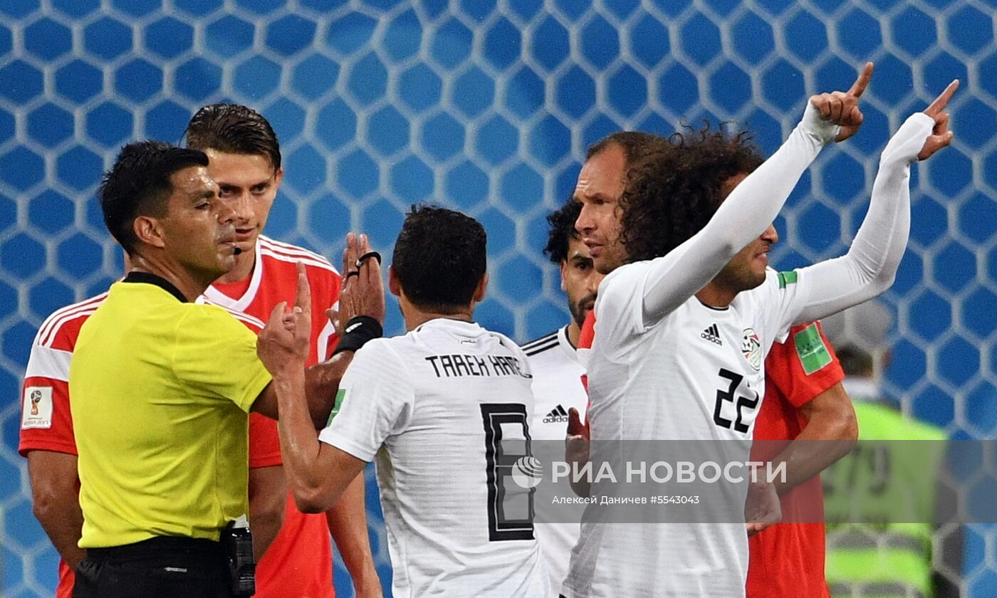 Футбол. ЧМ-2018. Матч Россия - Египет