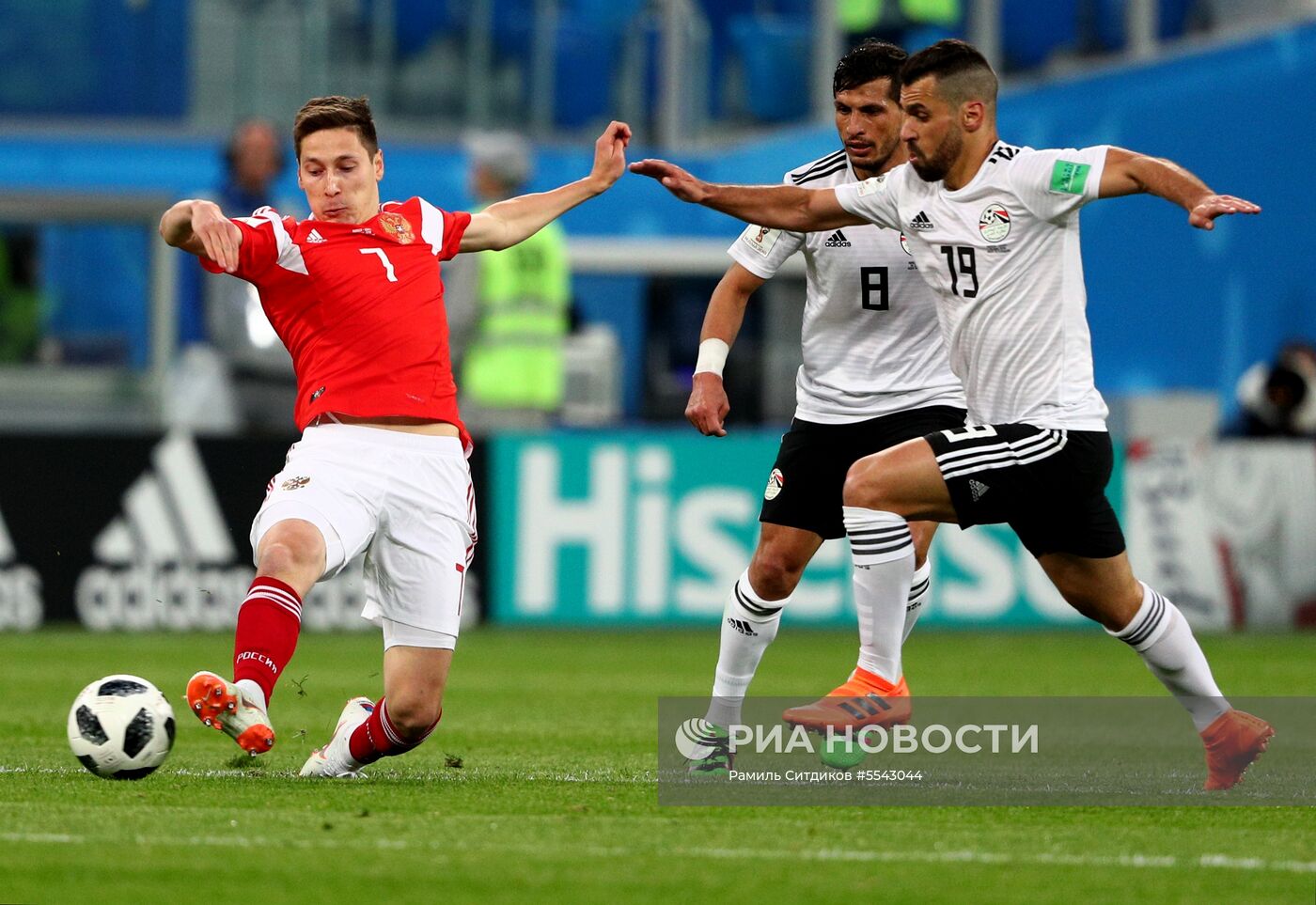 Футбол. ЧМ-2018. Матч Россия - Египет