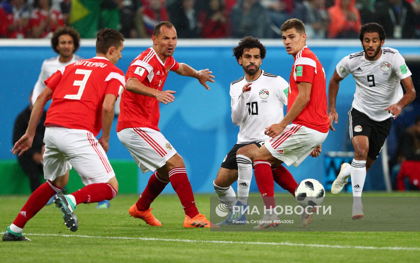 Футбол. ЧМ-2018. Матч Россия - Египет