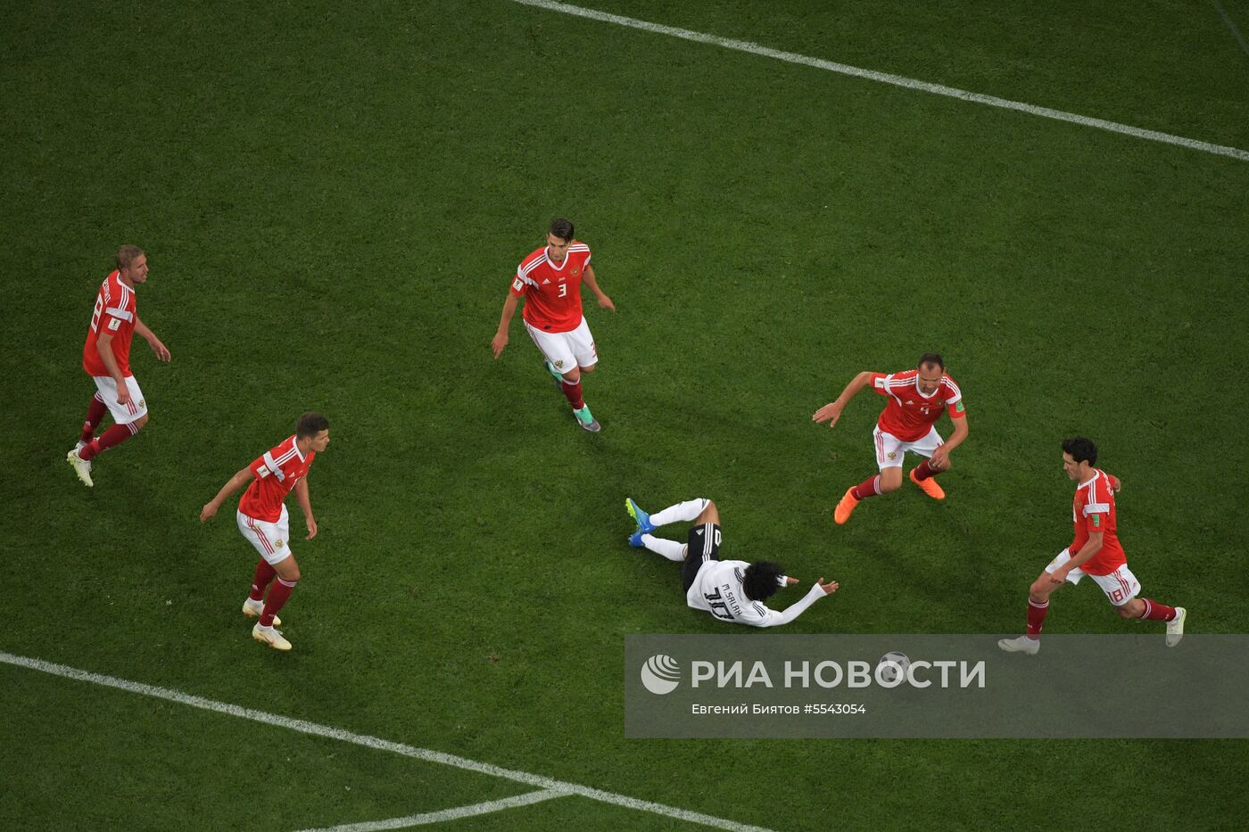 Футбол. ЧМ-2018. Матч Россия - Египет