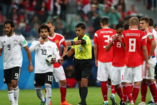 Футбол. ЧМ-2018. Матч Россия - Египет 