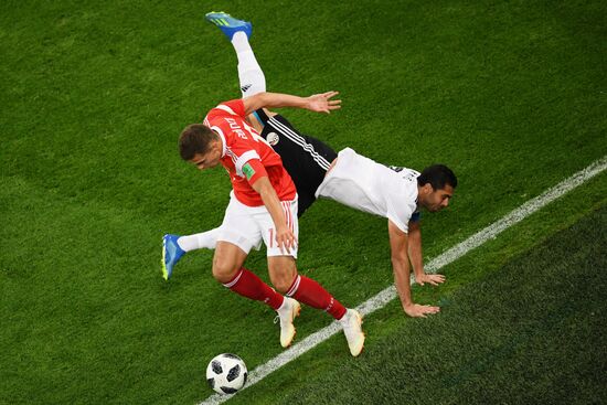 Футбол. ЧМ-2018. Матч Россия - Египет