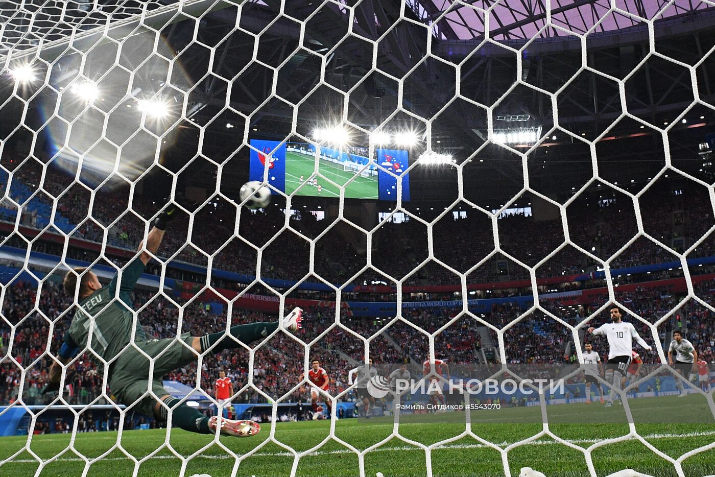 Футбол. ЧМ-2018. Матч Россия - Египет