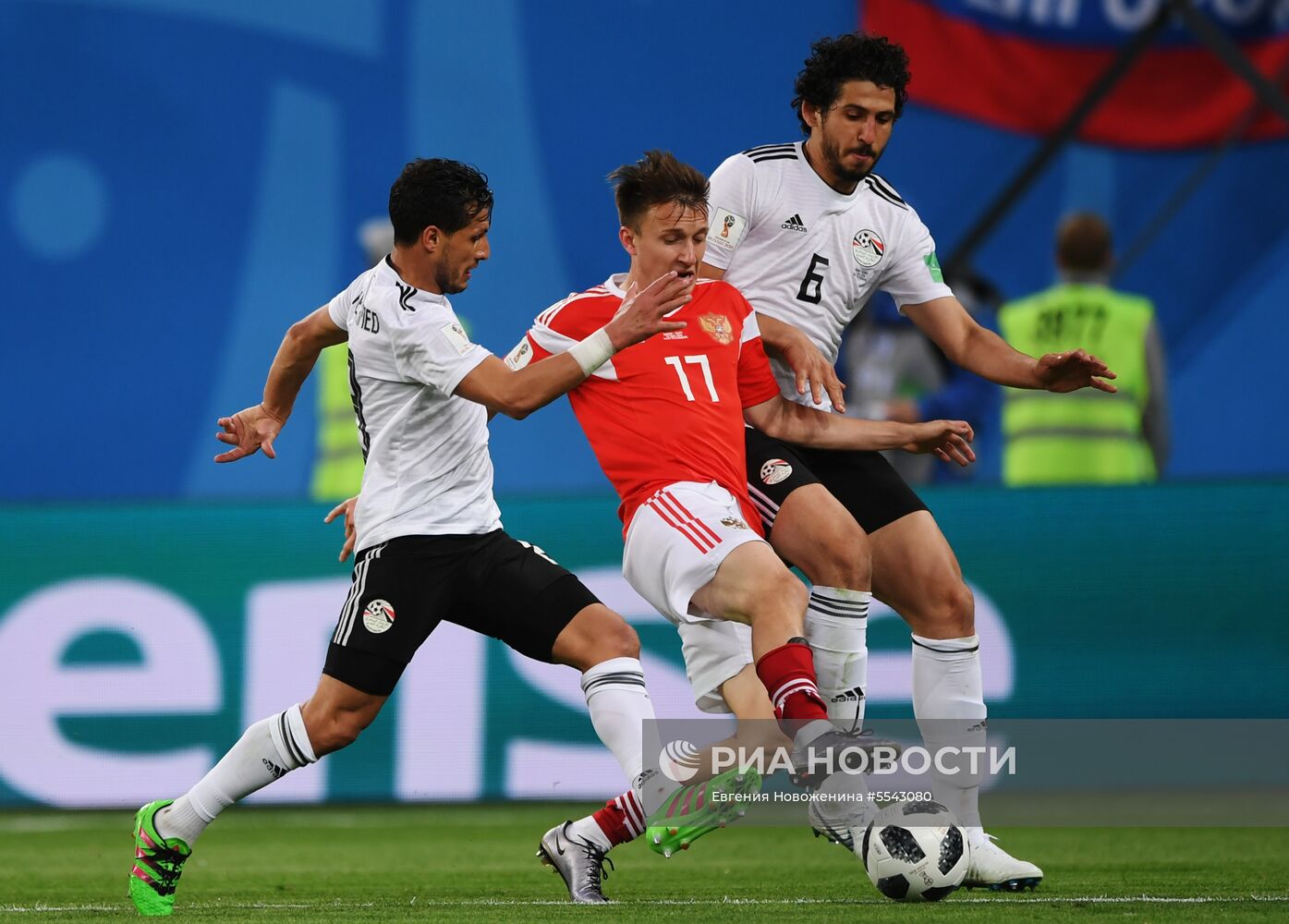 Футбол. ЧМ-2018. Матч Россия - Египет