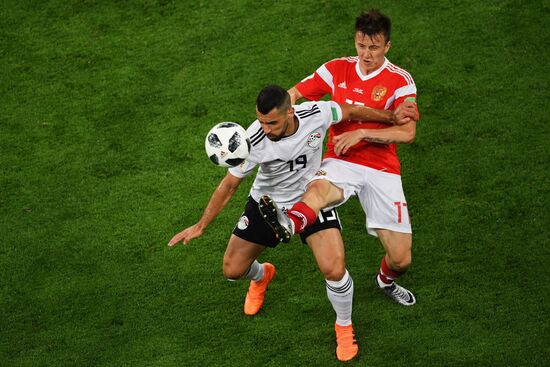 Футбол. ЧМ-2018. Матч Россия - Египет