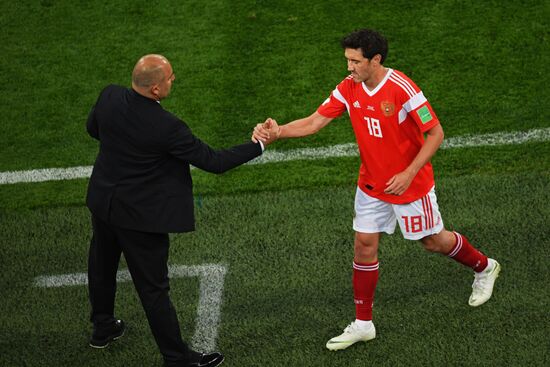 Футбол. ЧМ-2018. Матч Россия - Египет