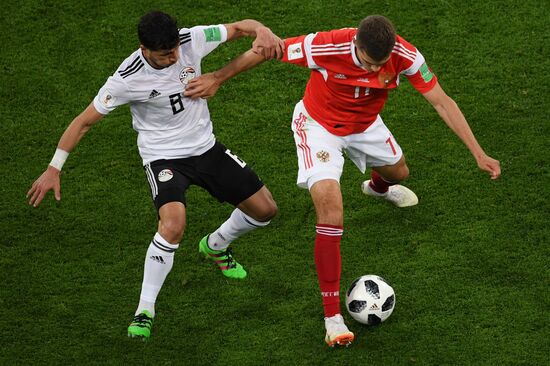 Футбол. ЧМ-2018. Матч Россия - Египет