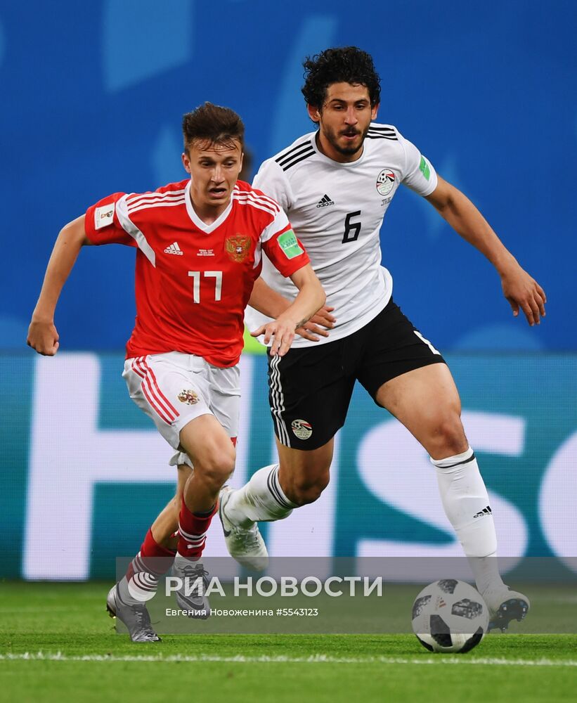 Футбол. ЧМ-2018. Матч Россия - Египет