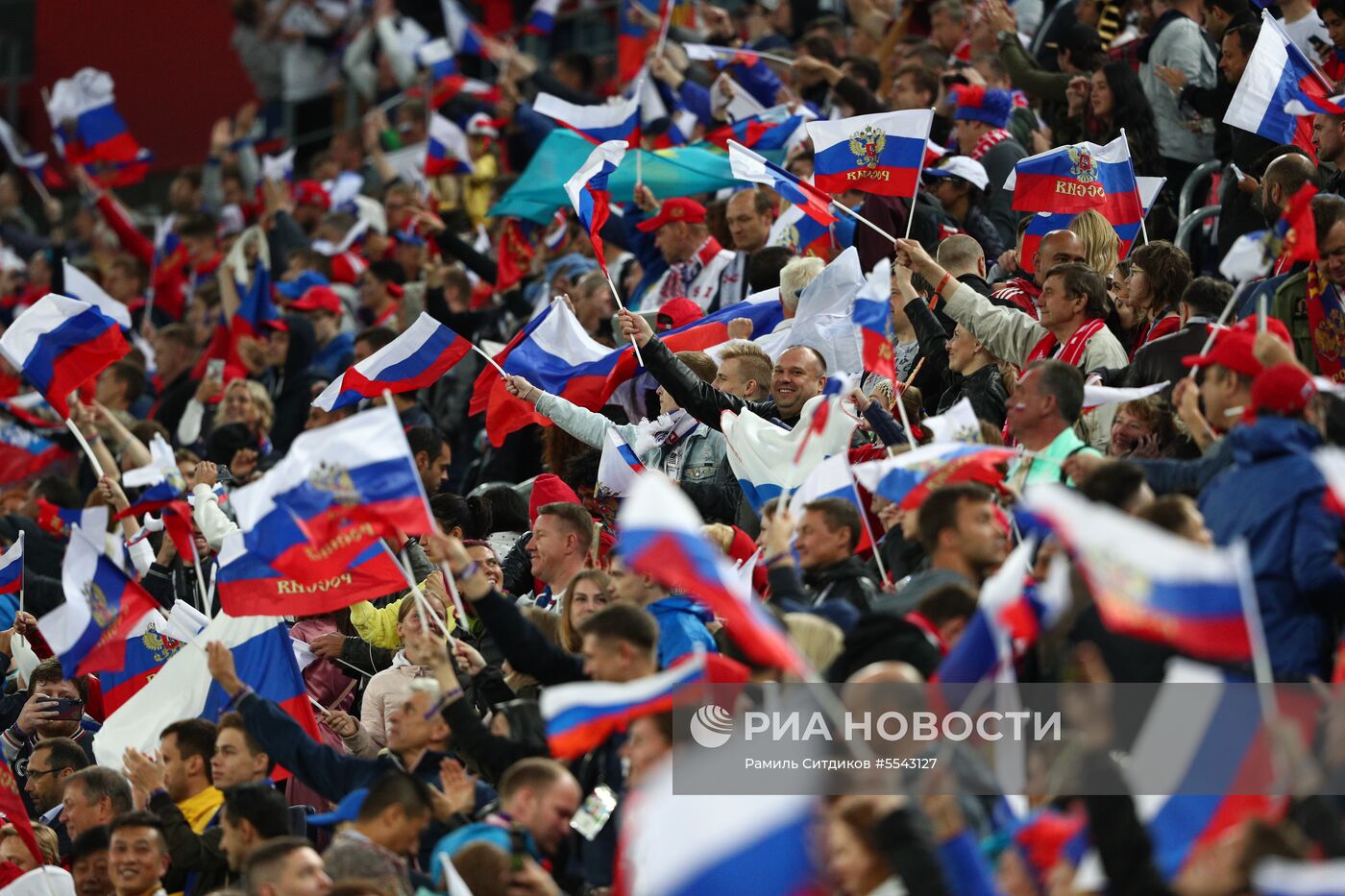 Футбол. ЧМ-2018. Матч Россия - Египет