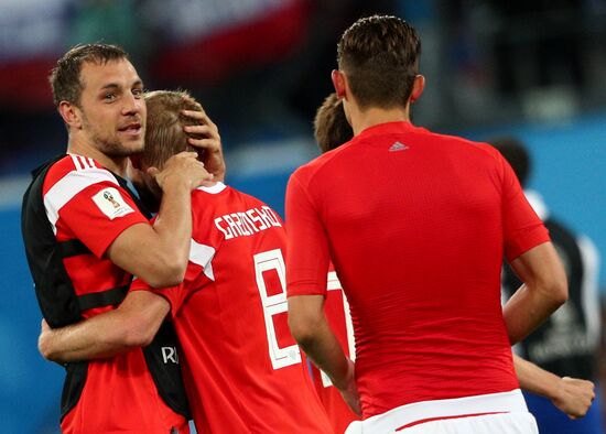 Футбол. ЧМ-2018. Матч Россия - Египет 