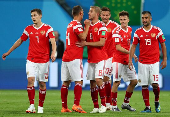 Футбол. ЧМ-2018. Матч Россия - Египет 