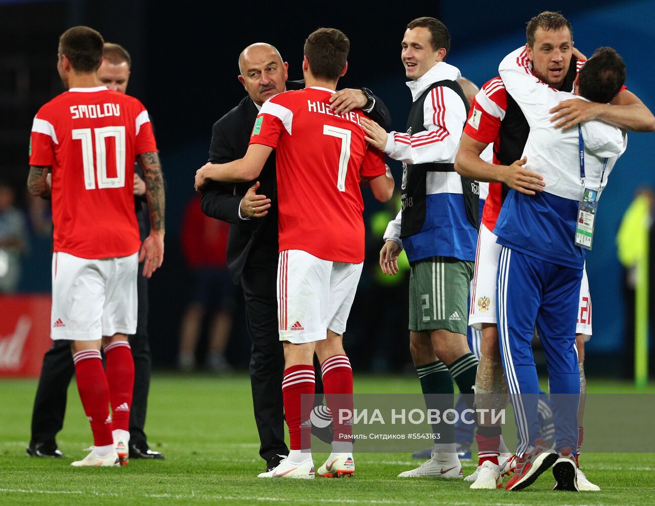 Футбол. ЧМ-2018. Матч Россия - Египет