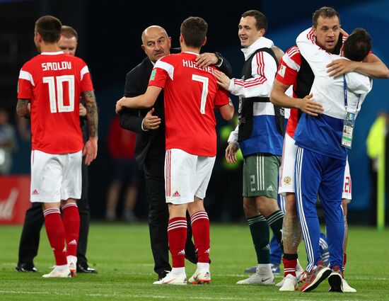 Футбол. ЧМ-2018. Матч Россия - Египет 