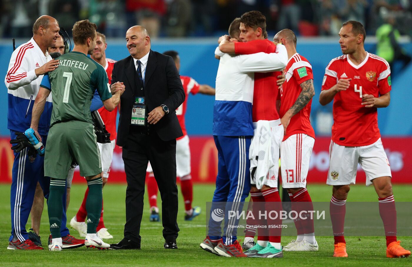 Футбол. ЧМ-2018. Матч Россия - Египет