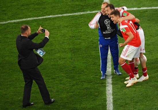 Футбол. ЧМ-2018. Матч Россия - Египет