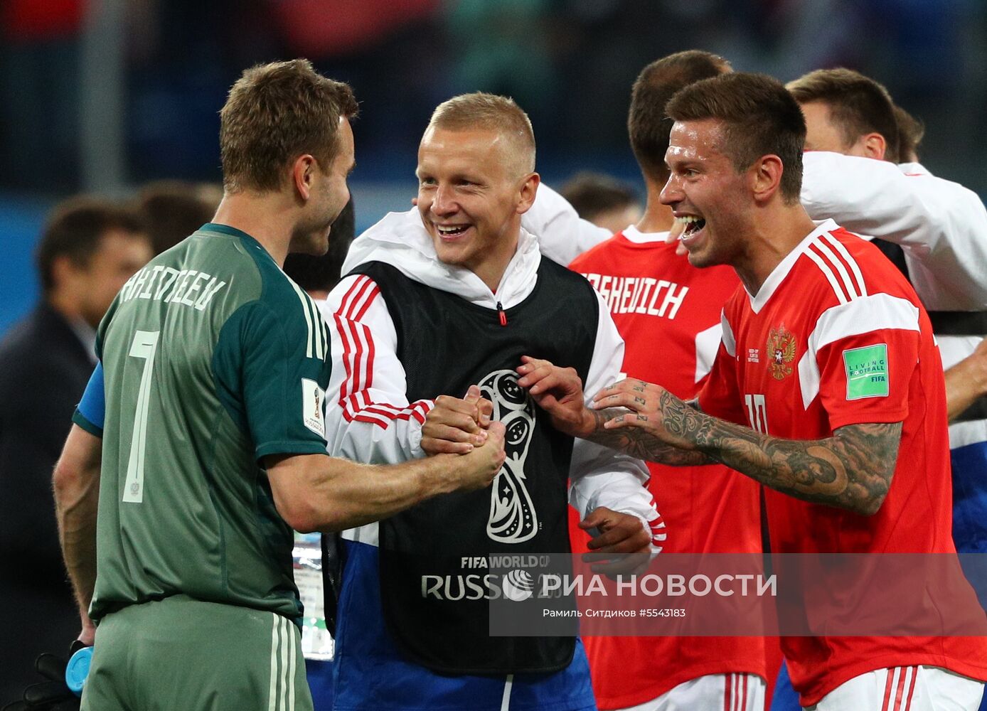 Футбол. ЧМ-2018. Матч Россия - Египет