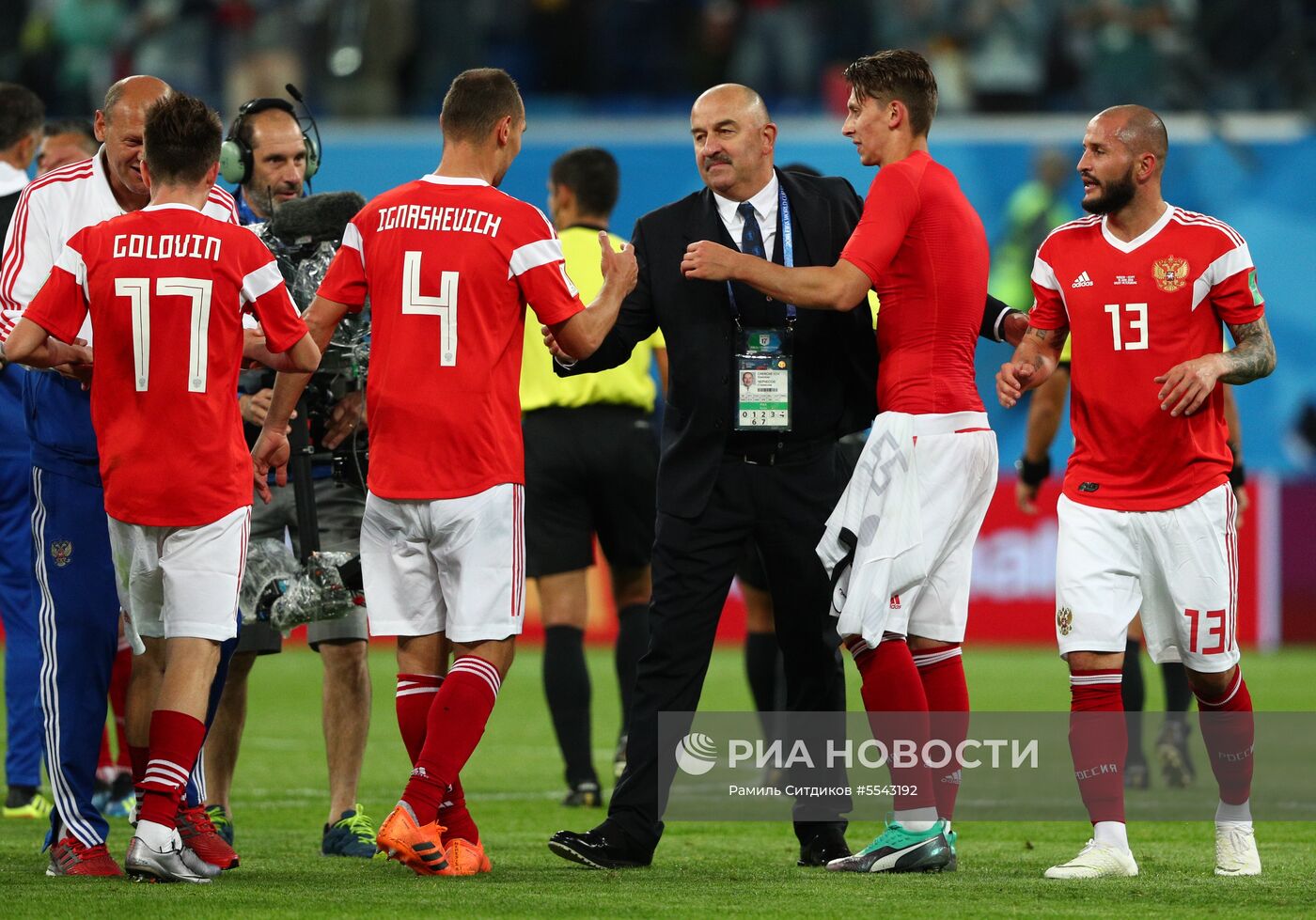 Футбол. ЧМ-2018. Матч Россия - Египет