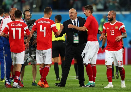 Футбол. ЧМ-2018. Матч Россия - Египет 