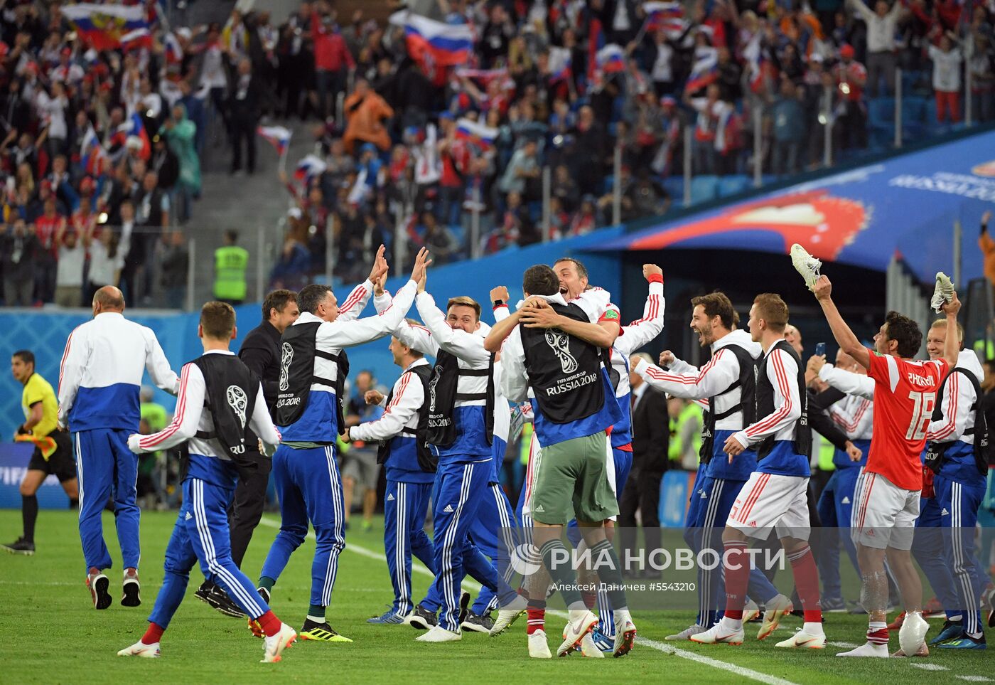 Футбол. ЧМ-2018. Матч Россия - Египет 