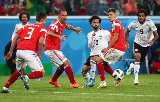 Футбол. ЧМ-2018. Матч Россия - Египет 