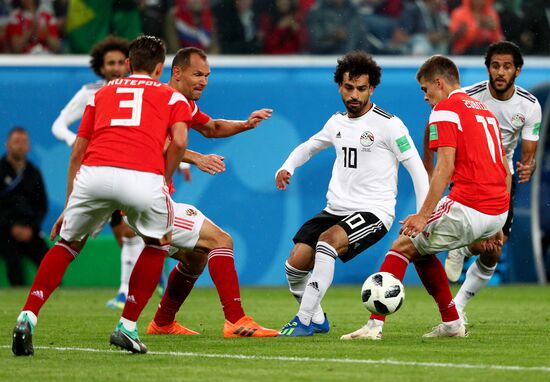 Футбол. ЧМ-2018. Матч Россия - Египет 