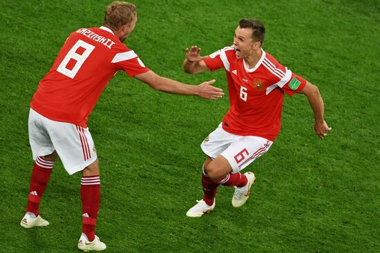 Футбол. ЧМ-2018. Матч Россия - Египет