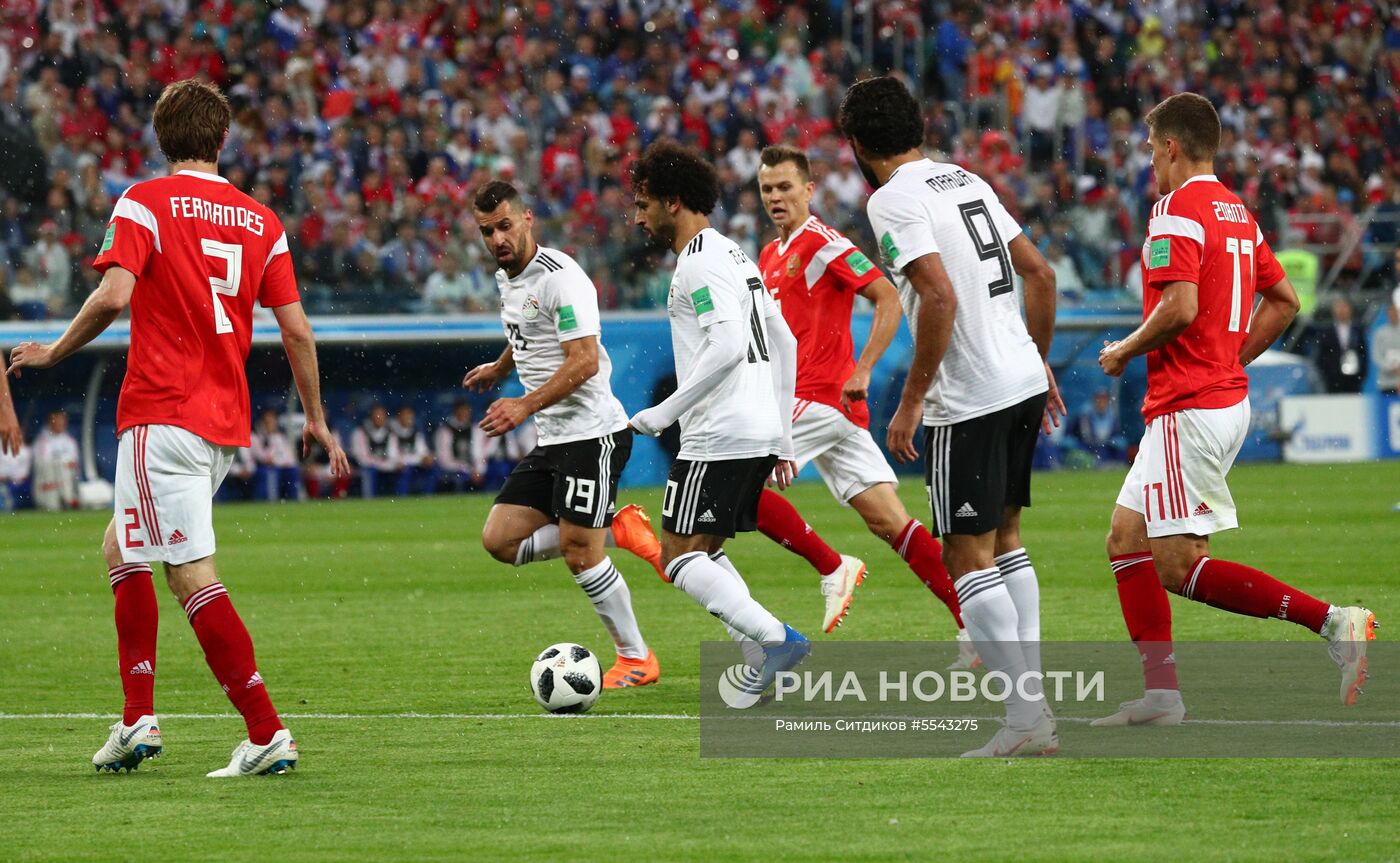 Футбол. ЧМ-2018. Матч Россия - Египет 