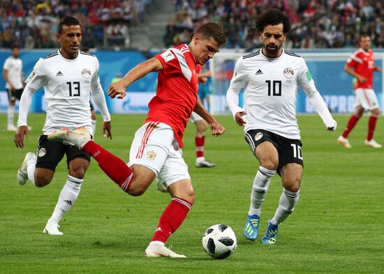 Футбол. ЧМ-2018. Матч Россия - Египет 