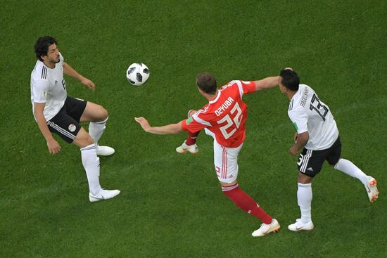 Футбол. ЧМ-2018. Матч Россия - Египет 