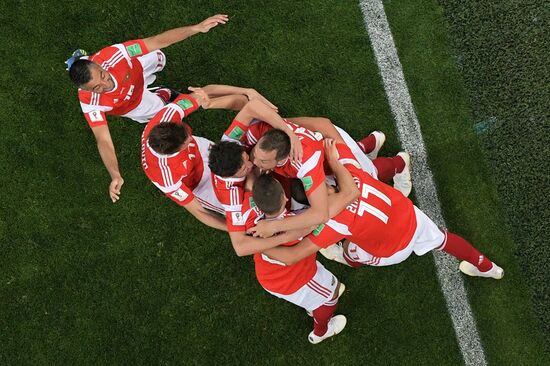 Футбол. ЧМ-2018. Матч Россия - Египет 