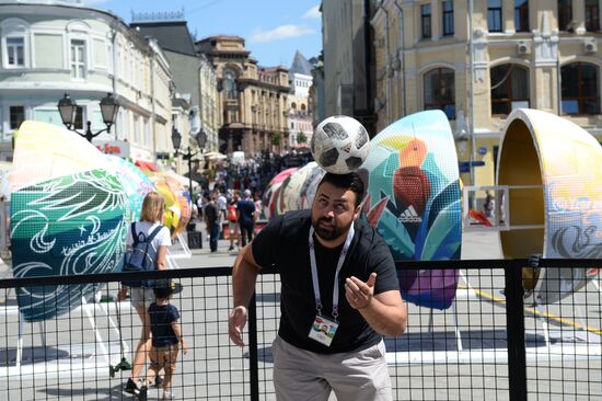 Болельщики ЧМ-2018 по футболу в Москве