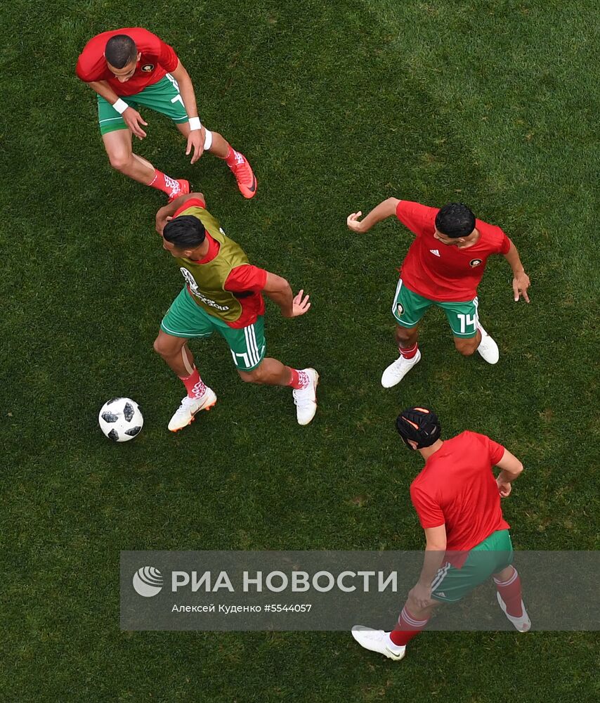 Футбол. ЧМ-2018. Матч Португалия - Марокко