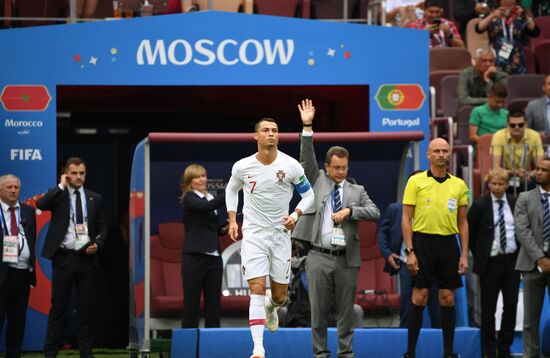 Футбол. ЧМ-2018. Матч Португалия - Марокко