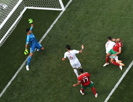 Футбол. ЧМ-2018. Матч Португалия - Марокко