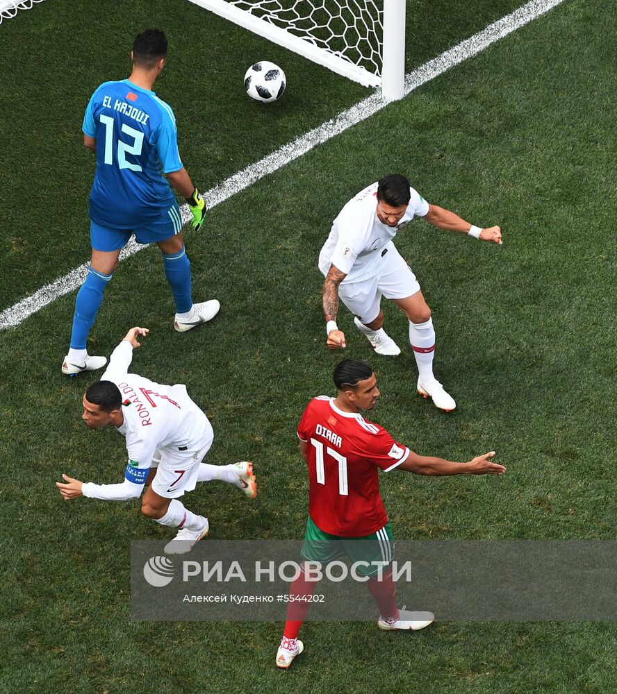 Футбол. ЧМ-2018. Матч Португалия - Марокко