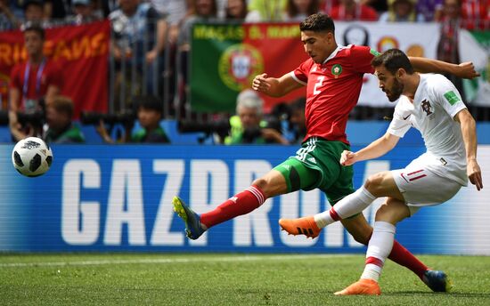 Футбол. ЧМ-2018. Матч Португалия - Марокко