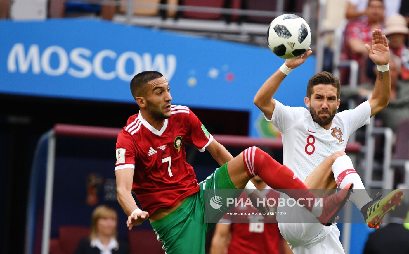 Футбол. ЧМ-2018. Матч Португалия - Марокко