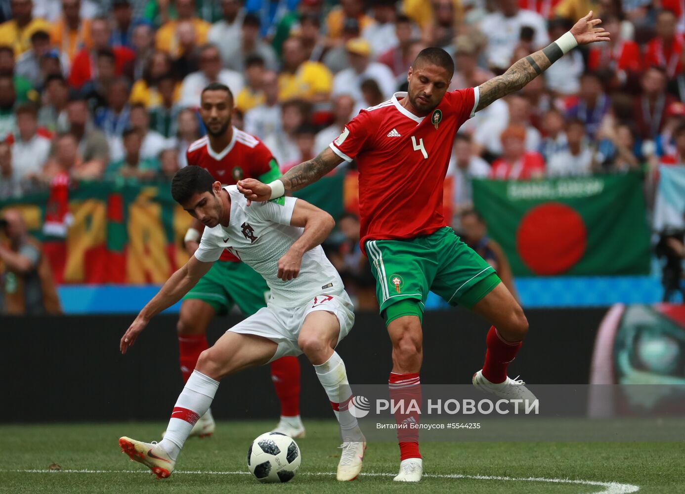 Футбол. ЧМ-2018. Матч Португалия - Марокко